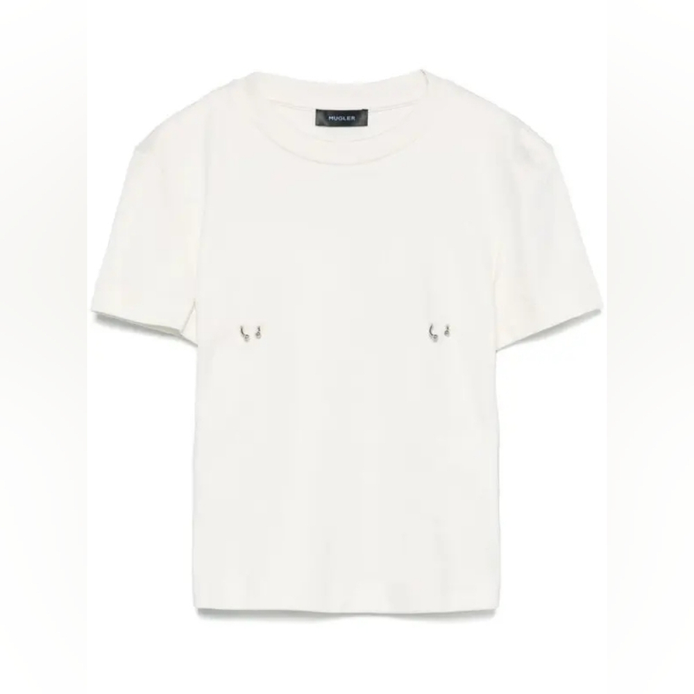 BB4. NWT MUGLER PIERCING T-SHIRT